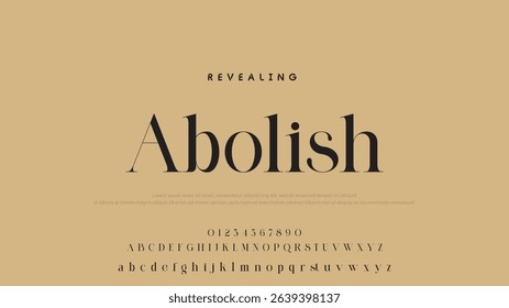 Minimal luxury font alphabet logo. Typography beauty fashion elegant minimalist serif italic fonts decorative wedding vintage retro logos. vector illustration