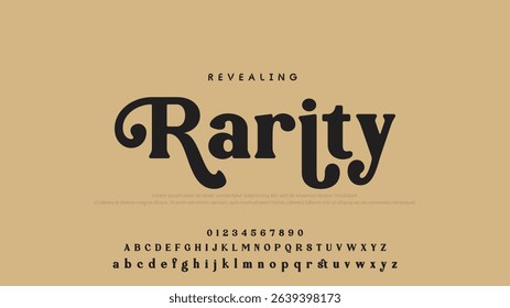 Minimal luxury font alphabet logo. Typography beauty fashion elegant minimalist serif italic fonts decorative wedding vintage retro logos. vector illustration
