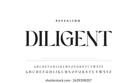 Minimal luxury font alphabet logo. Typography beauty fashion elegant minimalist serif italic fonts decorative wedding vintage retro logos. vector illustration