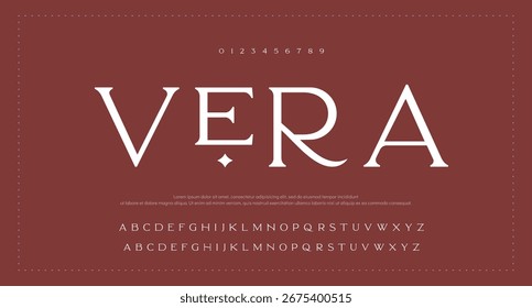 Minimal luxury font alphabet logo. Typography beauty fashion elegant minimalist serif italic fonts decorative wedding vintage retro logos. vector illustration