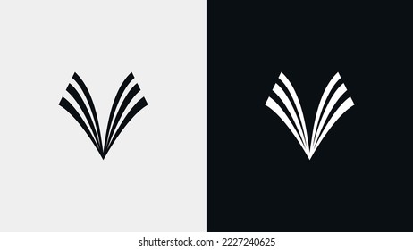 Minimal luxury logo design, vector on light and dark backgrounds. Yachting, maritime, boats, maritime, sailing.