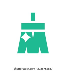 Diseño de logotipo mínimo M Mop