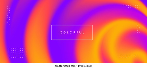 Minimal magma color gradient backdrop. Abstract twisted colorful backdrop vector design.