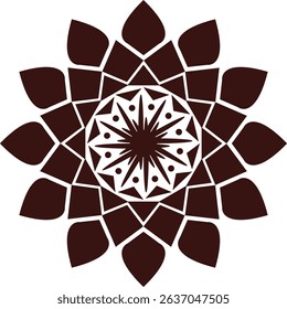 Minimal Mandala Design Idea With Simple Artistic Style And Clean Pattern Concept