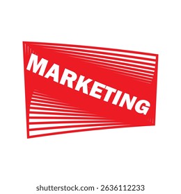 Minimal marketing isolated on premium red tag sign abstract illustration