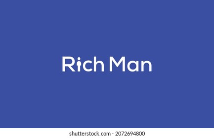 Minimal Meaning Full Rich Man Logo.