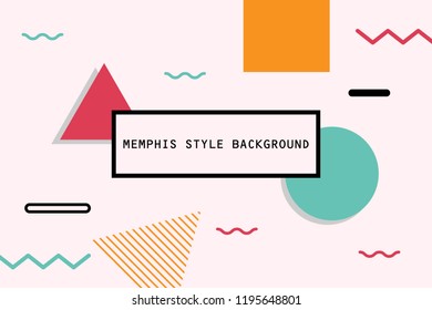Minimal Memphis style background