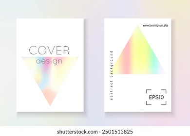 Minimales Mesh. Chromeffekt. Holografische Textur. Abstrakter violetter Flyer. Bunte Metallhintergrund. Modernes Design. Spektrummuster. Pink Minimal Mesh