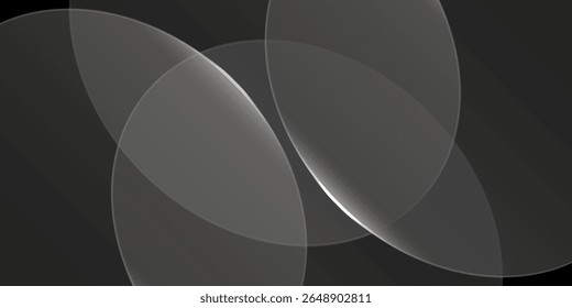 Minimal metal black premium abstract background banner with luxury dark monochrome shape geometric elements.Eps10 Vector