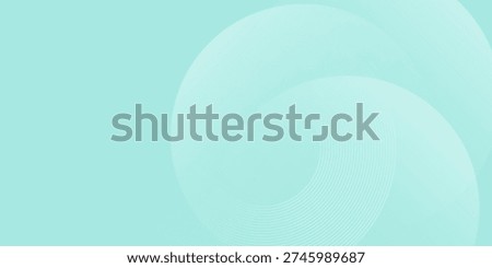 Minimal mint green backdrop featuring elegant curved stripe elements.
