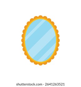 Minimal mirror icon in clean vector design