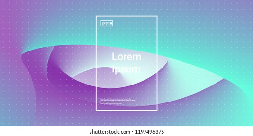 Minimal Modern Abstract Geometric Spiral with Circular, Concentric Shape. Bright Element for Layout, Leaflet, Cover, Poster, design. Vibrant Movement Composition. Vector illustration Eps10.