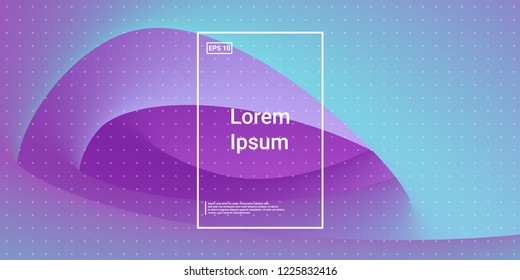 Minimal Modern Abstract Geometric Spiral with Circular, Concentric Shape. Bright Element for Layout, Leaflet, Cover, Poster, design. Vibrant Movement Composition. Vector illustration Eps10.