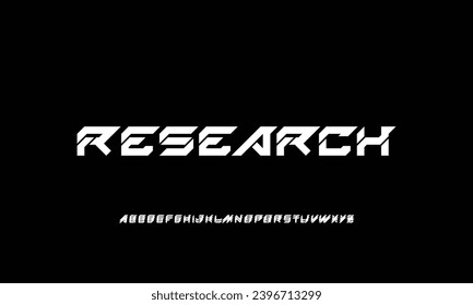 Minimal modern alphabet fonts. Typography minimalist urban digital fashion future creative logo font. vector illustration