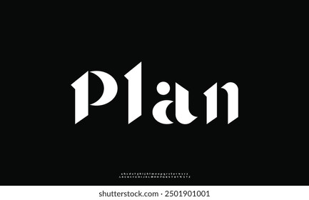 Minimal modern alphabet fonts. Typography minimalist urban digital fashion future creative logo font.