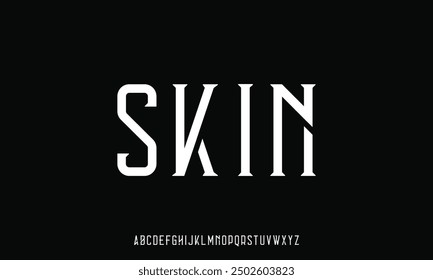 Minimal modern alphabet fonts. Typography minimalist urban digital fashion future creative logo font. vector illustration
