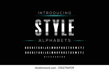 Minimal modern alphabet fonts. Typography minimalist urban digital fashion future creative logo font. vector illustration