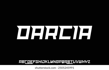 Minimal modern alphabet fonts. Typography minimalist urban digital fashion future creative logo font.