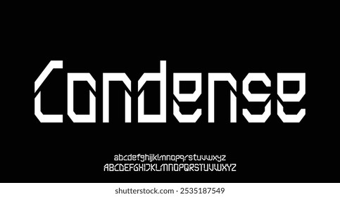 Minimal modern alphabet fonts. Typography minimalist neon urban digital fashion future creative logo font.
