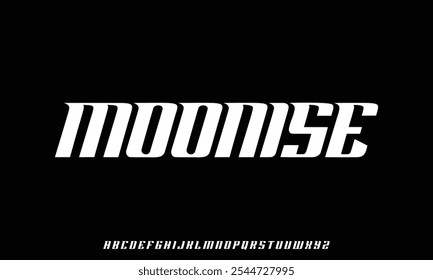 Minimal modern alphabet fonts. Typography minimalist neon urban digital fashion future creative logo font.