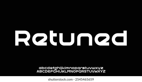 Minimal modern alphabet fonts. Typography minimalist urban digital fashion future creative logo font.
