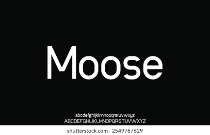 Minimal modern alphabet fonts. Typography minimalist urban digital fashion future creative logo font.