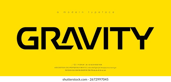 Minimal modern alphabet fonts. Typography minimalist urban digital fashion future creative logo font. vector illustration
