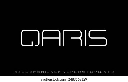 Minimal modern alphabet letters Font. Minimal modern urban fonts for logo, brand etc. Typography vector illustration