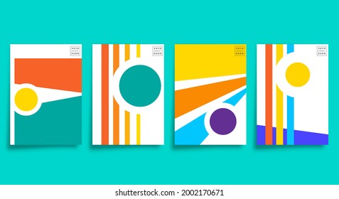 Minimal modern art design for cards, poster, flyer, brochure cover, abstract background, wallpaper, typography, or other printing products. Vector illustration.