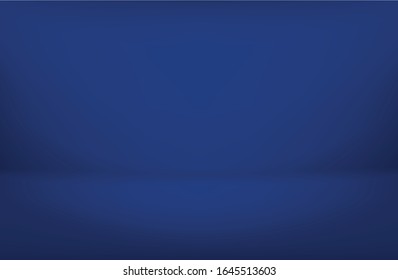 Minimal modern background,backdrop,show case in blue color with sport light shines on. Product placement backdrop design