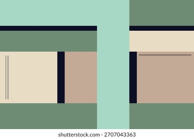 Diseño de estilo de cuadrícula Bento moderno mínimo para Anuncios de Web y fondos de interfaz de usuario