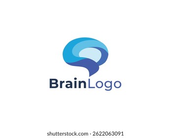 Minimal and Modern Brain logo design