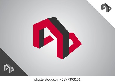Minimal and modern building logotype. Architect and construction brand identity design template. Perfect logo for business related to construction industry. Isolated background. Vector eps 10.
