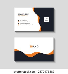 Minimal and modern business card design template