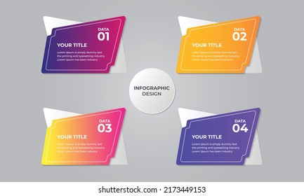 Minimal and modern business Infographics design template.