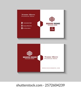 Minimal ,Modern and clean professional business card template