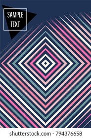 Minimal Modern Cover Design. Abstract Neon Geo Party, Ads, Music Poster Background. Abstract Line Gift Card, Corporate Identity Template. Contrast Magazine, Journal, Paper Minimal Trendy Cover Design.