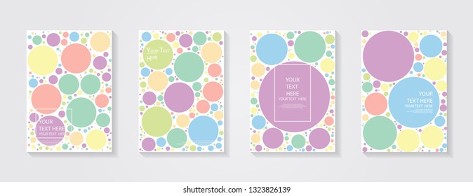 Minimal modern cover design. Dynamic colorful gradients. Future geometric patterns. Blue, pink, yellow, green, orange, purple placard poster template.
