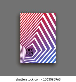 Minimal modern cover design. Dynamic colorful gradients. Future geometric patterns. poster template design.