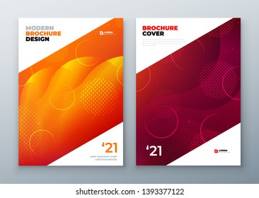 Minimal modern cover design. Dynamic colorful gradients. Future geometric patterns. poster template vector design.