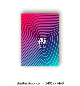 Minimal modern cover design. Dynamic colorful gradients. Future geometric patterns. poster template design.