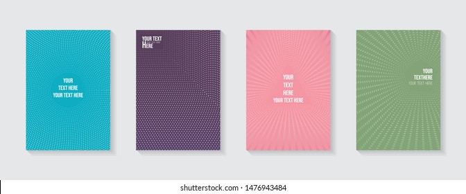 Minimal modern cover design. Dynamic colorful gradients. Future geometric patterns. Blue, pink, yellow, green, orange, purple placard poster template.