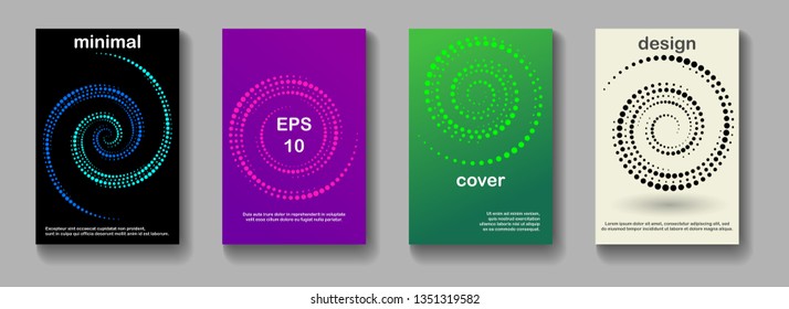 Minimal modern cover design. Future geometric patterns. Poster template vector design.