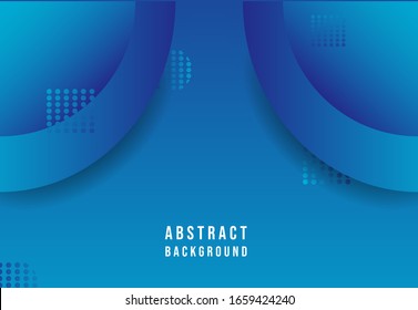 minimal and modern design with gradient color blue and dark blue. can be used in poster information web backdrop banner flyer digital