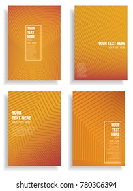 minimal modern dynamic cover design with halftone gradient and geometric pattern vector.