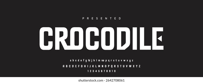 Minimal modern logo alphabet font. Typography abstract minimalist sans serif technology, electronic, digital, music, movie, creative logos fonts. vector illustration.