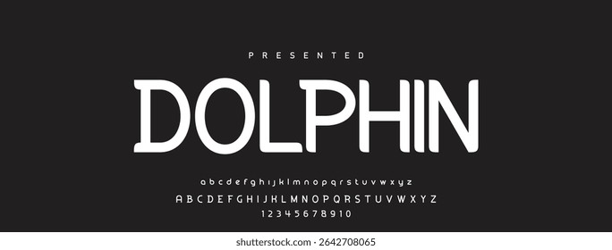 Minimal modern logo alphabet font. Typography abstract minimalist sans serif technology, electronic, digital, music, movie, creative logos fonts. vector illustration.