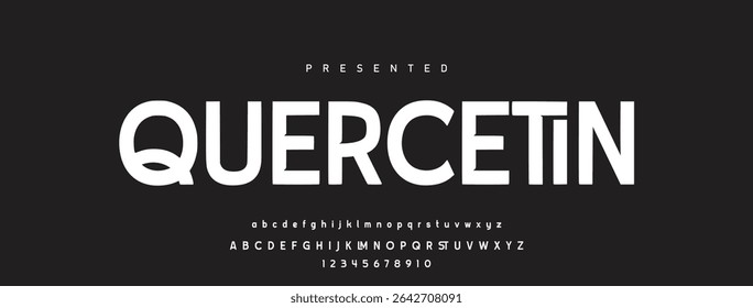 Minimal modern logo alphabet font. Typography abstract minimalist sans serif technology, electronic, digital, music, movie, creative logos fonts. vector illustration.
