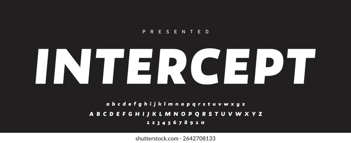 Minimal modern logo alphabet font. Typography abstract minimalist sans serif technology, electronic, digital, music, movie, creative logos fonts. vector illustration.