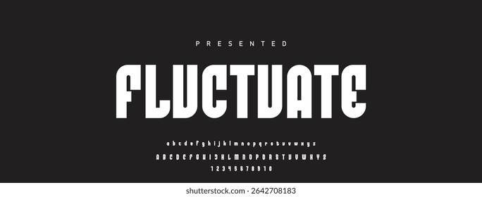 Minimal modern logo alphabet font. Typography abstract minimalist sans serif technology, electronic, digital, music, movie, creative logos fonts. vector illustration.